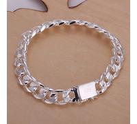 OBCPD Damen Herren 925 Sterling Silber Armband Schmuck Geschenk Herren 10MM