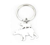 OBEISN Einzigartiger Schlüsselanhänger Mit Polar Bear Pendant, Das Geschenk Für Frauen, Ideal Als Geburtstagsgeschenk Für Freundin, Kleine Geschenke, Kleine Geschenke Für Frauen, Geschenke Für Frauen