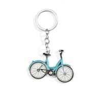 OBEISN Fahrrad-Schlüsselanhänger, Schlüsselanhänger Cartoon Kreativ Design, Modisches Zubehör, Geschenkideen Für Frauen, Kleine Geschenke Für Die Freundin, Geburtstagsgeschenk Für Schwester (Blau)