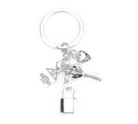 OBEISN Schlüsselanhänger aus Metall, Kreativer Schlüsselring für Frauen, das Geschenk für die Freundin, Geburtstagsgeschenk für Frauen, personalisierte Geschenke und kleine Aufmerksamkeiten