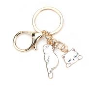 OBEISN Schlüsselanhänger Katzen Design, Kreativer Schlüsselanhänger Aus Legierung Für Frauen, Geschenk Für Freundin, Geburtstag Und Kleine Geschenke, Ideal Für Geburtstag, Schwester, Freundin