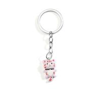 OBEISN Schlüsselanhänger Mit Süßer Katze, Kreative Geschenke Aus Harz, Perfekt Als Geburtstag Geschenkset Für Frauen, Schwester Oder Freundinnen, Modisches Accessoire Für Taschen Und Rucksäcke (2)