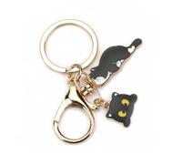 OBEISN Schlüsselanhänger Schlafende Katze, Kreatives Geschenk Für Frauen, Geburtstagsgeschenk Für Freundin, Schwester, Freundin, Wunschanhänger, Modisch Und Einfach, Geschenkideen Frauen