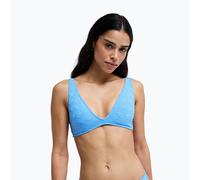 Triangel-Bikini-Top ROXY "Paradise Wave", Damen, Gr. L, Cup B, silber lake blau make a splash, Obermaterial: 92% Microfaser, 8% Elasthan;, Bikini-Oberteile (45321452-L) silber lake blau make a splash