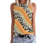 Oberteile Damen Ärmelloser Pullover mit Rundhalsausschnitt für Damen, lässige, vielseitige Weste 2023 Sommer Kleidung Sport Workout Yoga Weste Trägershirt Nachtwäsche