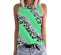 Oberteile Damen Ärmelloser Pullover mit Rundhalsausschnitt für Damen, lässige, vielseitige Weste 2023 Sommer Kleidung Sport Workout Yoga Weste Trägershirt Nachtwäsche