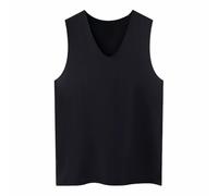 Oberteile Damen Sommer Ärmellose Fit Rollkragen Bluse Slim Ärmellos Unifarbene Damenbluse Eigenschaften: Shirts Top Blusen Party Tops Locker Tanktop T-Shirts Sexy Tanktops Frauen Basic Tank Schwarz M