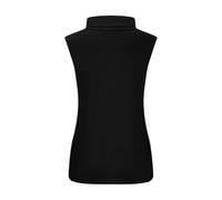Oberteile Damen Sommer Ärmellose Womens Fit Turtleneck Slim Blouse Shirt Sleeveless Solid Women S Features Tank Tops Locker Top Große Größen Shirts Sexy Tanktop T-Shirt Ärmellos Baumwolle Basic