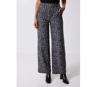 OBJECT - Bekleidung Objalba Lisa Wide Pant Print Noos - Grau - Größe 38