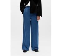 OBJECT - Bekleidung Objframe Lisa Wide Mw Pant Noos - Blau - Größe XS