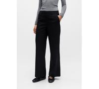 OBJECT - Bekleidung OBJLISA WIDE PANT AOP NOOS - schwarz - Größe 40