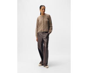 OBJECT - Bekleidung Objmelba Lisa Wide Coated Pant Noos - Braun - Größe 38