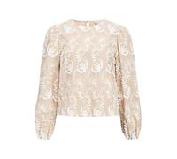 Object Mya Re Langarmbluse 40 Humus / Cloud Dancer