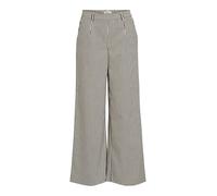 Object Lisa Wide Leg Fit Hosen 42 Cloud Dancer / Stripes Morel