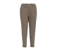 Object Slim Fit Stoffhose mit Eingrifftaschen Modell 'Lisa' in Taupe, Größe 40