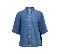 Object Frame Kurzarmhemd M Medium Blue Denim