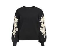 Object Joana Pullover XS Black / Sandshell Tape