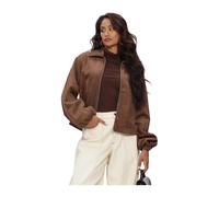 OBJECT - Objdenna L/S Kurze Jacke - - Jackets - Damen - Braun - XS