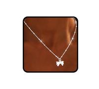 Obmyec Halskette aus 925er Silber für Damen, zierliche Anhängerkette, trendig, minimalistisch, Schmuck, Geschenke
