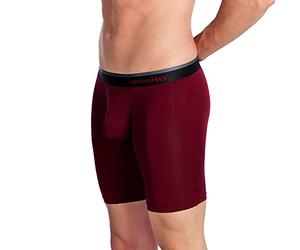 Obviously PrimeMan AnatoMAX Boxershorts, 22,9 cm Bein, Herren-Unterwäsche, kastanienbraun, XL