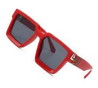 Occhiali Da Sole Retr Millionaire Con Strass Occhiali Da Sole Vintage Flat Top Quadrati Da Uomo E Donna