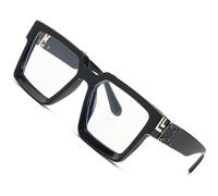 Occhiali Da Sole Retr Millionaire Con Strass Occhiali Da Sole Vintage Flat Top Quadrati Da Uomo E Donna