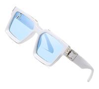 Occhiali Da Sole Retr Millionaire Con Strass Occhiali Da Sole Vintage Flat Top Quadrati Da Uomo E Donna