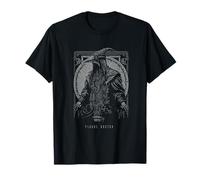 Occult Gothic Plague Doctor - Damen & Herren Unisex-Erwachsene Gothic & Occult Fans T-Shirt, Schwarz, Kurzarm, Crew-Ausschnitt, Small, Klassisch, Polyester 100%