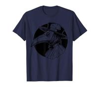 Occult Plague Doctor Pest Geschenke by DAIMMER Steampunk Horror Vintage Tarot Pestilence Pestdoktor T-Shirt für Erwachsene und Kinder, Unisex, Blau, S
