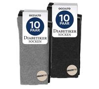 Occulto Herren Diabetikersocken 10er Pack (Modell: Goetz) 10GreyMix 39-42 10 St