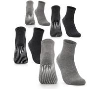 Occulto Herren Stoppersocken 2er Pack, 4er Pack (Modell: Andi) 4 Paar - Schwarz Grau 39-42