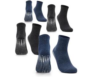 Occulto Herren Stoppersocken 2er Pack, 4er Pack (Modell: Andi) 4 Paar - Schwarz Navy 43-46