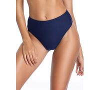 Ocean Blues Damen High-Waist Bikinihose mit High-Cut und Cheeky Fit | Voll gefüttert, Polyamid-Stretch, Für langen Oberkörper, Atmungsaktiv, Schnelltrocknend, Formbeständig, Strand, Pool
