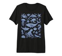 Ocean Life Sea Aesthetic Fish Beach 90s Vintage Graphic Premium T-Shirt