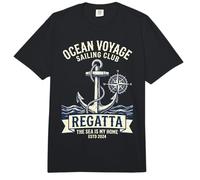Ocean Voyage Sailing Club Regata The Sea is My Home Comfort Colors Adult Heavyweight T-Shirt