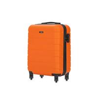 OCHNIK Handgepäck Kabinenkoffer | Hartschalenkoffer | Farbe: Orange | Größe: S | 56x37x23 cm | Reise-Koffer mit 4 Rollen | Trolley | Langlebig | Mit ABS | Numerische Sperre | Fassungsvermögen 39 L