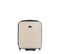 OCHNIK Kabinenkoffer | Hartschalenkoffer | Material: ABS | Farbe: Creme | Maße: 40 x 30 x 19 cm | Fassungsvermögen: 20 Liter | 2 Räder | Hohe Qualität