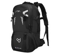 OcioDual Wanderrucksack 40L Schwarz, Travelite Rucksack, Arbeitsrucksack Herren, Wanderrucksack Herren, Rucksack Wasserdicht, Reiserucksack, Camping, Survival und Outdoor-Sport