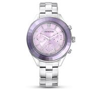 Octea lux sport Uhr, Schweizer Produktion, Metallarmband, Violett, Edelstahl OS