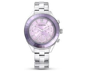 Octea lux sport Uhr, Schweizer Produktion, Metallarmband, Violett, Edelstahl OS
