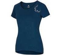 Ocun Damen Bamboo Blossom T-Shirt (Größe XS, blau)