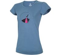 Ocun Classic Organic Rainbow Rocket Kurzarm-t-shirt M Bluestone