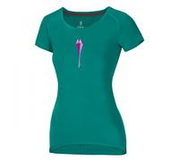 Ocun RAGLAN T Women | T-Shirt Cubism Flower Peacock Blue XS