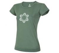 Ocun - Women's Classic T Organic Flower - T-Shirt, Gr. M, oliv/grün (GreenDuck)