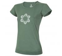 Ocun - Women's Classic T Organic Flower - T-Shirt, Gr. S, oliv/grün (GreenDuck)