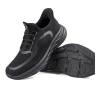 ODCKOI Slip On Sneaker Herren Sportschuhe & Turnschuhe Bequeme Slip In Schuhe Hands-Free Laufschuhe Mesh Leichte Atmungsaktive Walkingschuhe Freizeitschuhe für Alltag & Indoor Schwarz Größe 43