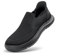 ODCKOI Sneaker Herren Hands Free Slip on Schuhe Herren Bequeme Ohne Schnürsenkel Turnschuhe Casual Gym Joggingschuhe Schwarz 47