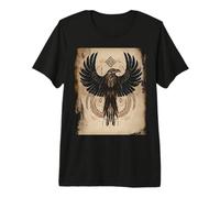 Odins Rabe Odin's Raven Wikinger Midgard Thor Walhalla Premium T-Shirt