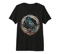 Odins Rabe Odin's Raven Wikinger Midgard Thor Walhalla Premium T-Shirt