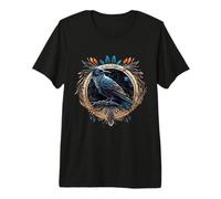 Odins Rabe Odin's Raven Wikinger Midgard Thor Walhalla Premium T-Shirt